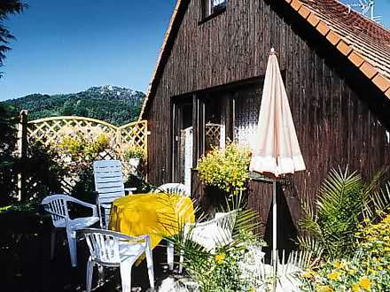 Terrasse mit Blick aufs Walberla